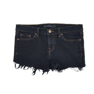 J Brand Womens Size 29 Cut-Off Denim Shorts Dark Wash Jeans Mid-Rise